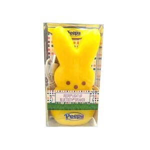Peeps Yellow Bunny Bluetooth Speaker USB Night Light Easter Basket Stuffer